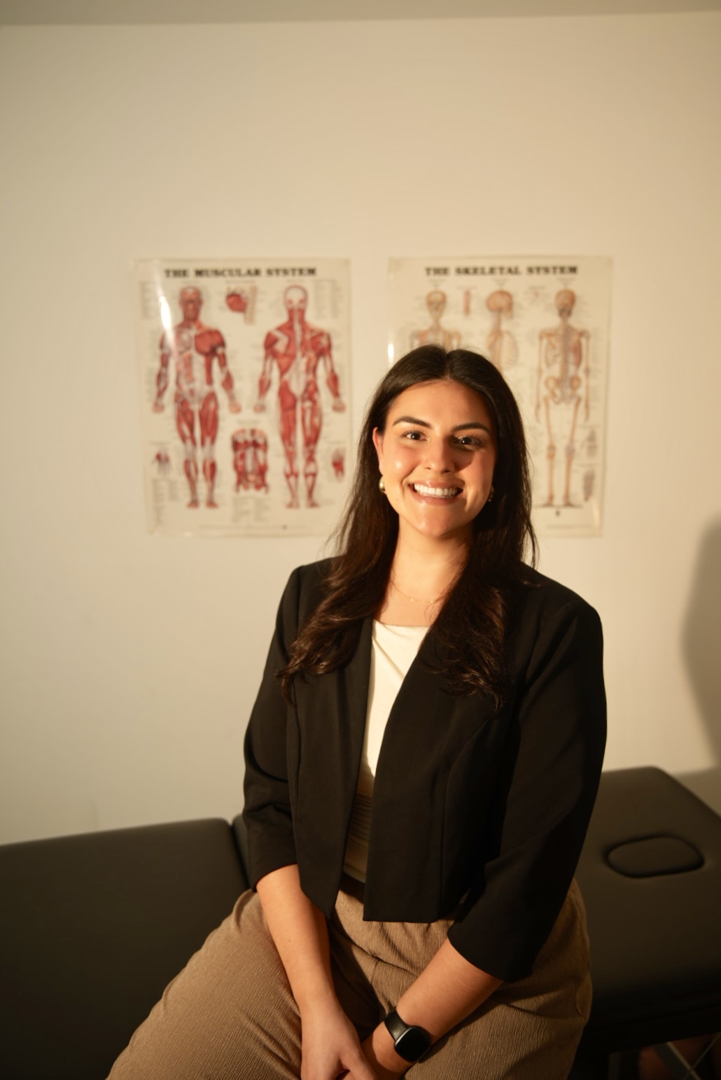 Sara Moneim, qualified remedial massage therapist and owner of Rejuvenate Recovery Room